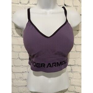 Under Armour Seamless Low Impact Long Sports Bra Retro Purple Medium
